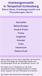 Mobile Screenshot of krankengymnastik-tempelhof.de